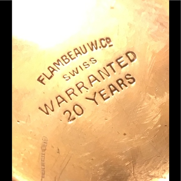 Vintage FLAMBEAU WATCH CO Sungold Pocket Watch 💞 - Picture 4 of 17